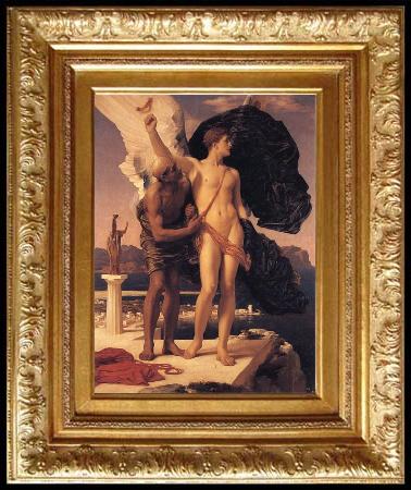 framed  Lord Frederic Leighton Daedalus and Icarus, Ta3142-1
